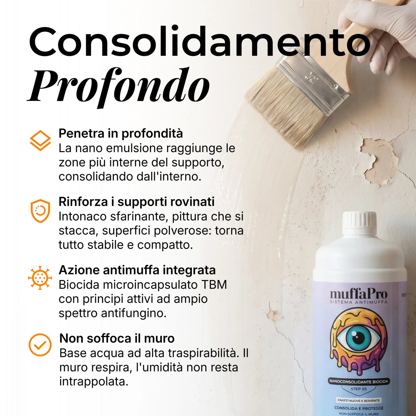 Nanoconsolidante Biocida