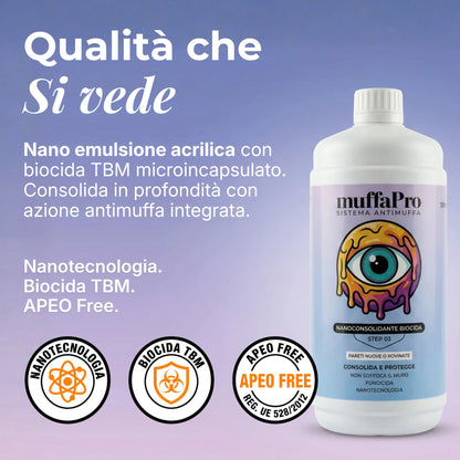 Nanoconsolidante Biocida